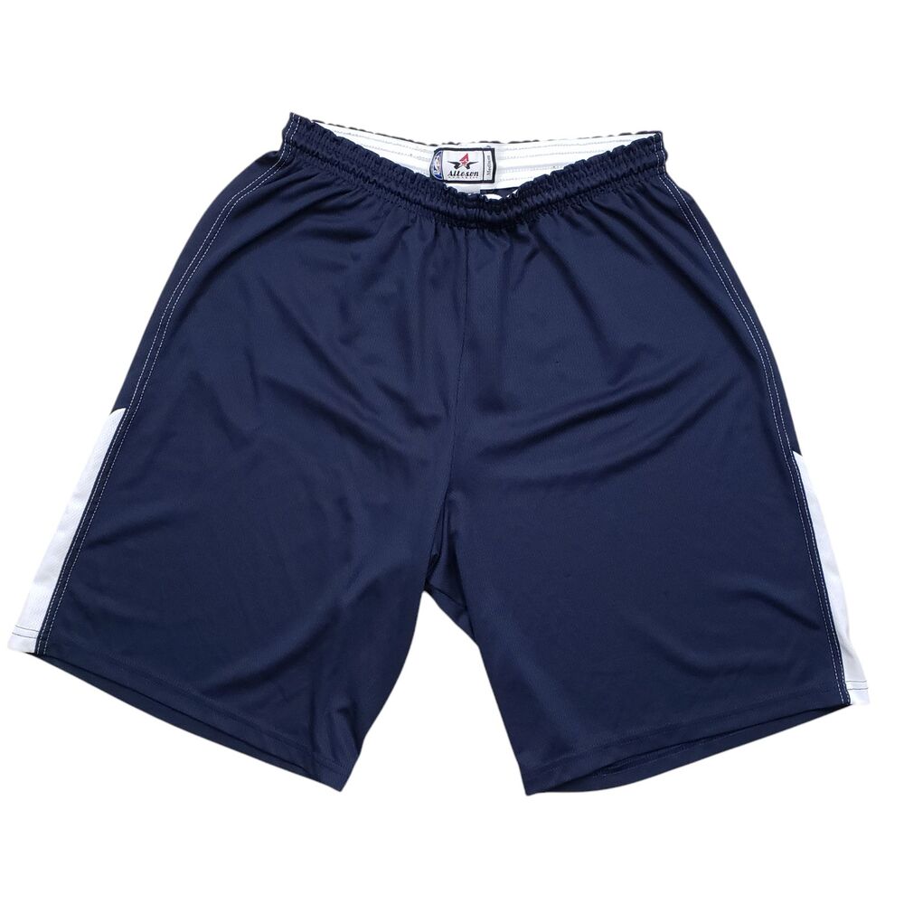 Alleson Athletic NBA Basketball Shorts Mens Medium Navy Activewear Sportswear